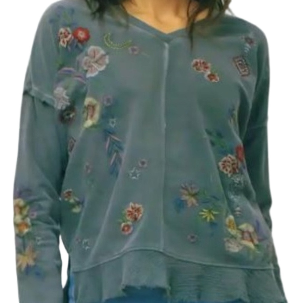 220. NWT WOMENS KYLA SEO S (FIT XL) DETAIL TOP - Picture 2 of 3